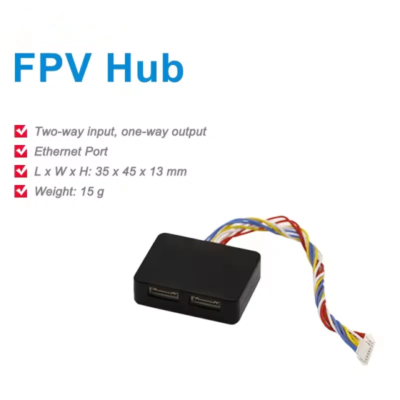 SIYI MK15 Dual FPV Camera Hub Compatible With MK15 HM30 MK32 Air Unit